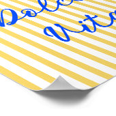 La Dolce Vita Italiaanse zomer vibes Poster (Hoek)