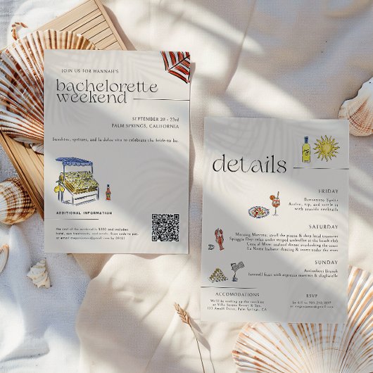 La Dolce Vita | Italiaanse zomervrijgezellenfeest Kaart