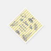 La Dolce Vita Italian Bridal Shower Party Servet (Hoek)