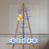 La Dolce Vita Italian Destination Wedding Acryl Bord