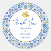 La Dolce Vita Italian Destination Wedding Labels (Voorkant)