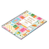 La Dolce Vita Italian French Personalized Colorful Notitieboek (Linkerzijde)