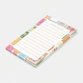 La Dolce Vita Italian French Personalized Girly Post-it® Notes (Schuin)