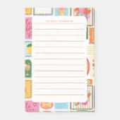 La Dolce Vita Italian French Personalized Girly Post-it® Notes (Voorkant)