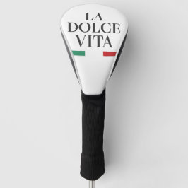 La Dolce Vita Italian Golf Head Hoesje Golfheadcover