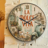 La Dolce Vita Italian Grote Klok