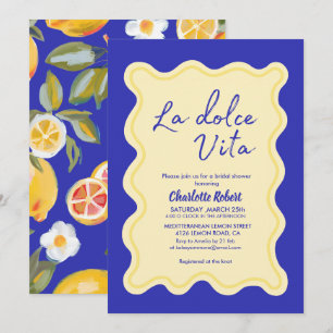 La dolce vita Italian Lemon spring Vrijgezellenfee Kaart