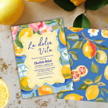 La dolce vita Italian Lemon Summer Vrijgezellenfee