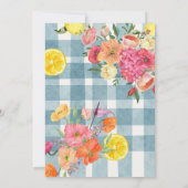 La dolce vita Italian Lemon Summer Vrijgezellenfee Kaart (Achterkant)