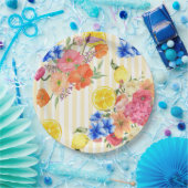 La dolce vita Italian Lemon Summer Vrijgezellenfee Papieren Bordje (Feest)