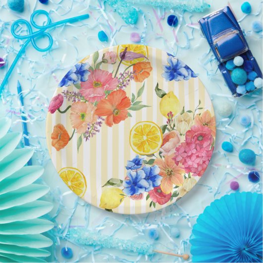 La dolce vita Italian Lemon Summer Vrijgezellenfee Papieren Bordje (Feest)