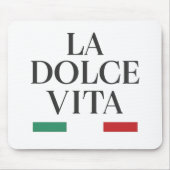 La Dolce Vita Italian Mousepad Muismat (Voorkant)