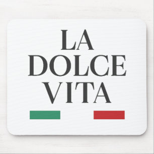 La Dolce Vita Italian Mousepad Muismat