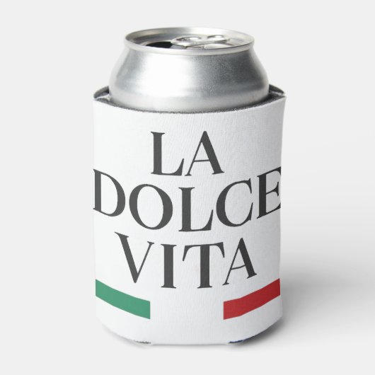 La Dolce Vita Koelbox – Italiaans geïnspireerde ve Blikjeskoeler (Blikje Voorkant)