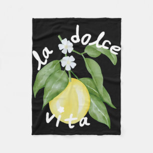 La Dolce Vita La Dolce Bride Italië Citroen Matchi Fleece Deken