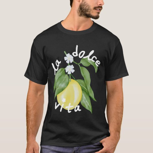 La Dolce Vita La Dolce Bride Italië Citroen Passen T-shirt (Voorkant)