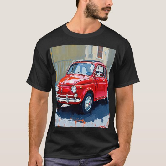 La Dolce Vita: La Rossa 500 T-shirt (Voorkant)