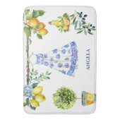 La Dolce Vita Lemon Blue Italië Badmat (Voorkant Verticaal)