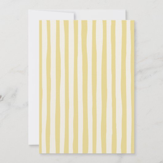 La Dolce Vita Lemon Bruids Douche Uitnodiging (Achterkant)