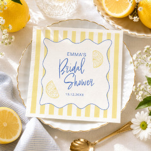 La Dolce Vita Lemon Bruiloftsfeest Servet