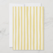  La Dolce Vita Lemon Bruiloftsuitnodiging  Kaart (Achterkant)