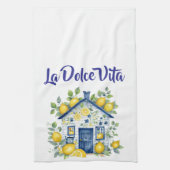 La Dolce Vita Lemon Cottage Kitchen Towel Theedoek (Verticaal)
