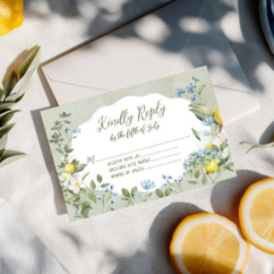 La Dolce Vita Lemon Floral Response Kaart