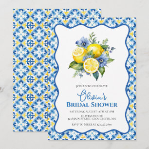 La Dolce Vita Lemon floral Vrijgezellenfeest Kaart