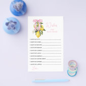 La Dolce Vita Lemon Pink Bow Wensen voor Baby Flyer (Enkel)