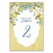 La Dolce Vita Lemon Trouwtafel Kaart (Voorkant)
