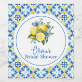 La Dolce Vita Lemon Vrijgezellenfeest Wijn Etiket (Enkel label)