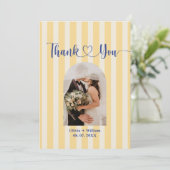 La Dolce Vita Lemons Italiaans Vrijgezellenfeest Bedankkaart (Staand voorkant)