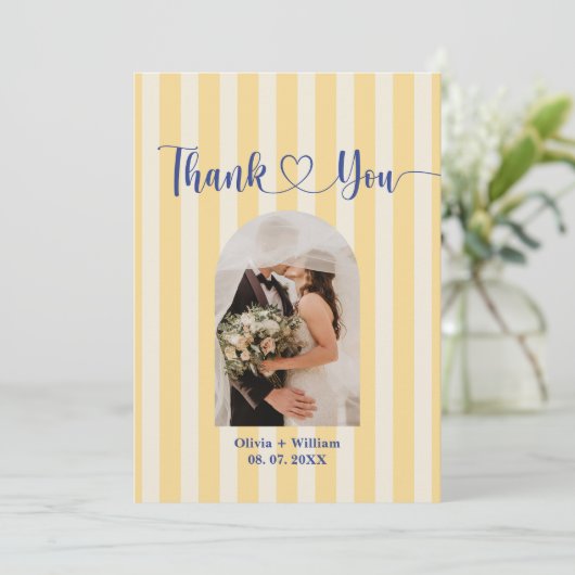 La Dolce Vita Lemons Italiaans Vrijgezellenfeest Bedankkaart (Staand voorkant)