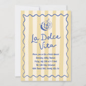La Dolce Vita Lemons Italiaans Vrijgezellenfeest Kaart (Voorkant)