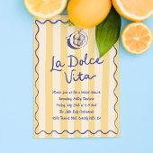 La Dolce Vita Lemons Italiaans Vrijgezellenfeest Kaart
