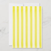 La Dolce Vita Lemons Italian Bridal Shower Kaart (Achterkant)