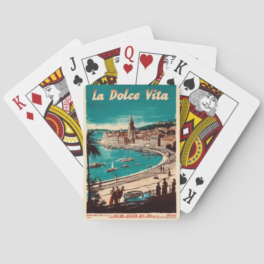La Dolce Vita - Limited Edition (781) Pokerkaarten (Achterkant)