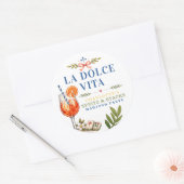 La Dolce Vita Mahjong Spritz & Stacks Ronde Sticker (Envelop)