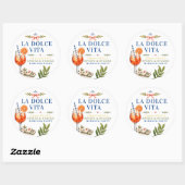 La Dolce Vita Mahjong Spritz & Stacks Ronde Sticker (Vel)