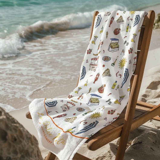 La Dolce Vita Mediterraan Italiaans | Monogram Strandlaken