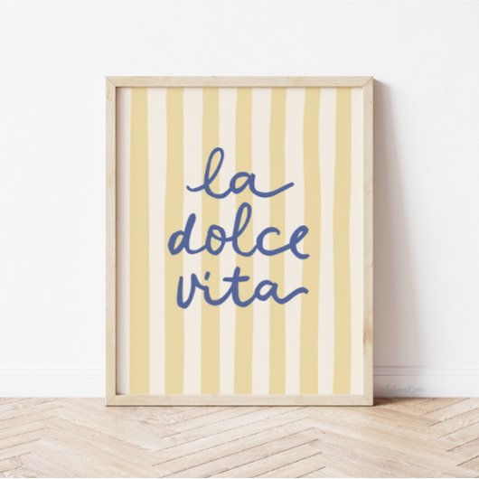 La Dolce Vita Mediterraan Italiaans Positano Poster