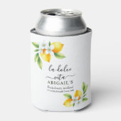 La Dolce Vita Mediterraan vrijgezellenweekend Blikjeskoeler (Blikje Voorkant)