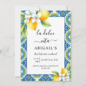 La Dolce Vita Mediterraan vrijgezellenweekend Kaart (Voorkant)