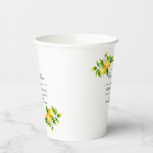 La Dolce Vita Mediterraan vrijgezellenweekend Papieren Bekers (Links)