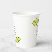 La Dolce Vita Mediterraan vrijgezellenweekend Papieren Bekers (Rechts)