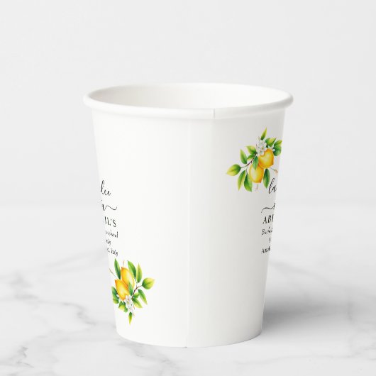 La Dolce Vita Mediterraan vrijgezellenweekend Papieren Bekers (Rechts)