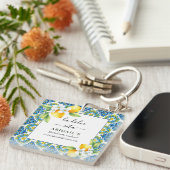 La Dolce Vita Mediterraan vrijgezellenweekend Sleutelhanger (Voorkant Rechts)