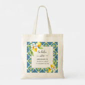 La Dolce Vita Mediterraan vrijgezellenweekend Tote Bag (Achterkant)