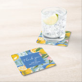 La dolce vita mediterraan zomerse Bruidsbadfeest Kartonnen Onderzetters (Insitu)