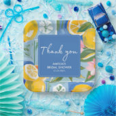 La dolce vita mediterraan zomerse Bruidsborrel Papieren Bordje (Feest)